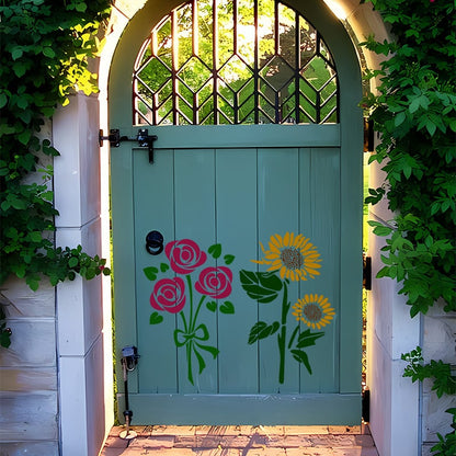 🎁49% OFF -🏡Garden Fence Large Flower Stencils🌻DIY Decoration
