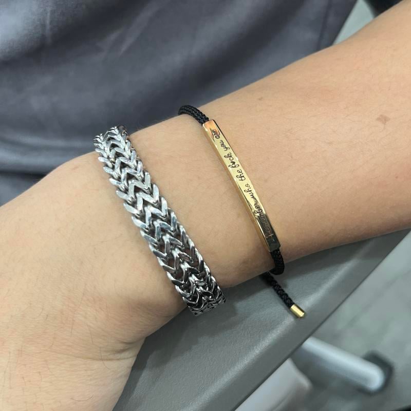 🔥LAST DAY 69% OFF - Remember Who The F♡ck You Are Motivational Tube Bracelet