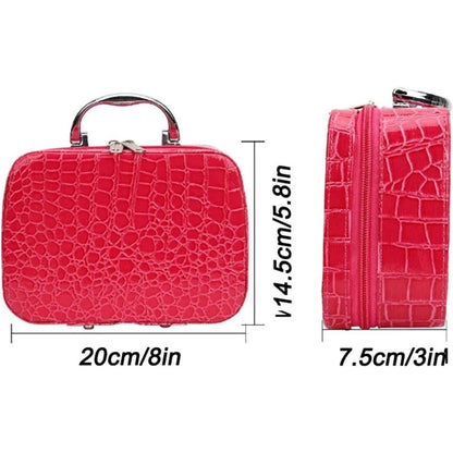 Portable Sewing Kit in Faux Leather Case