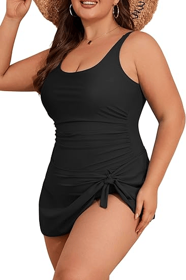 🎁Last Day Promotion 49% OFF🔥-Women's Tummy Control Slim Fit Plus Size One Piece Swimsuit