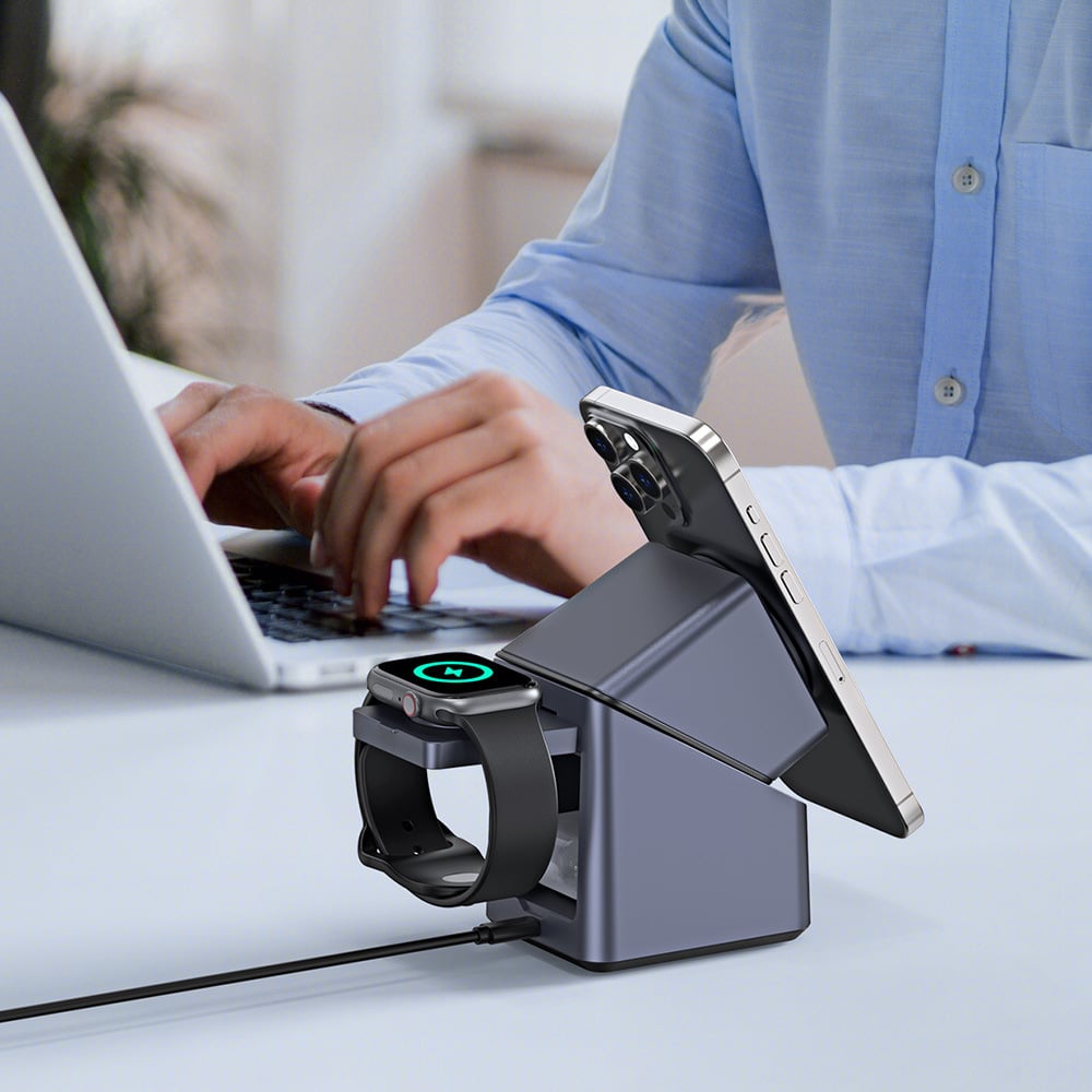 🔥 Three in One Wireless Fast Charger