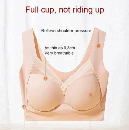 Fashion Deep Cup Bra Summer Sexy Push Up Wireless Bras (Size Runs The Same As Regular Bras)