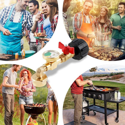 Propane Refill Adapter with Valve