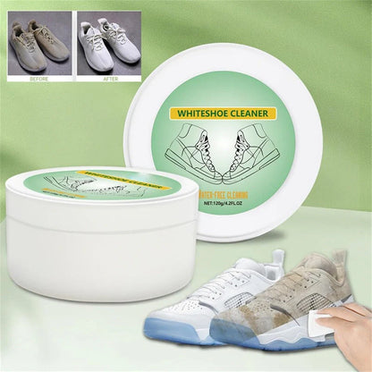 Waterless White Shoe Cleaning Paste – Quick Restore for Leather, Canvas & Mesh