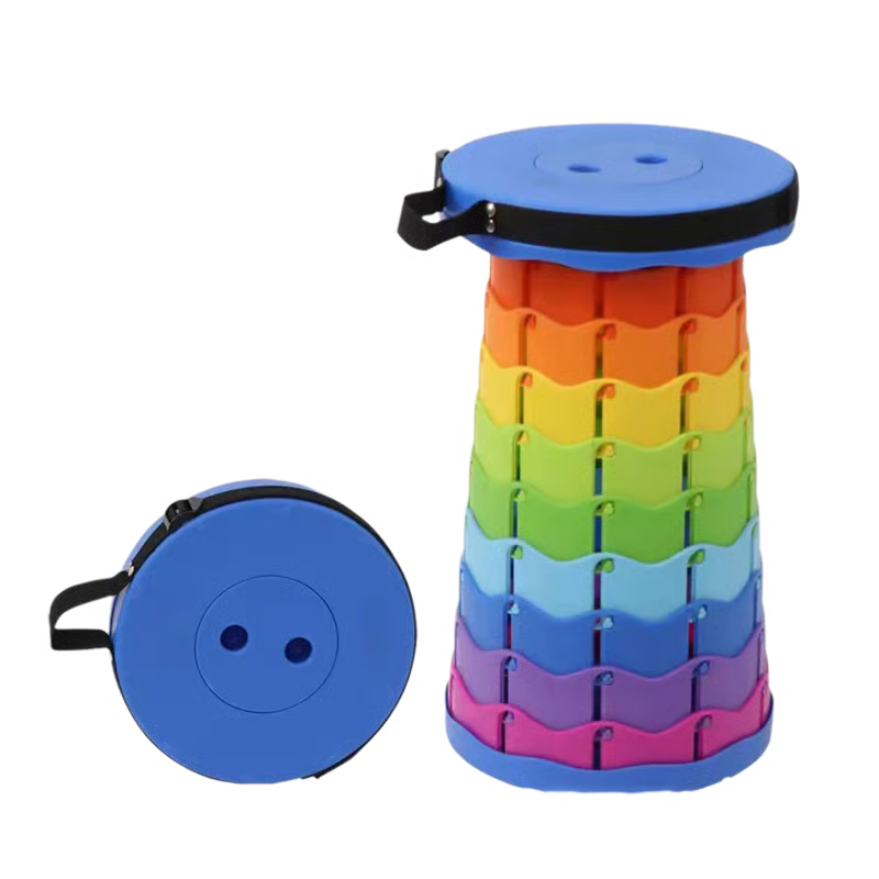 Upgraded Portable Collapsible Telescopic Stool