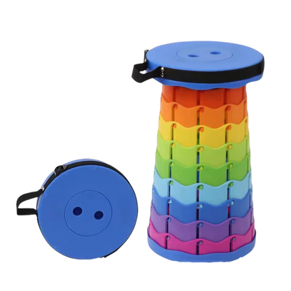 Upgraded Portable Collapsible Telescopic Stool