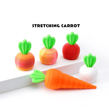 🥕3D Printed Decompression And Retractable Carrot Toy