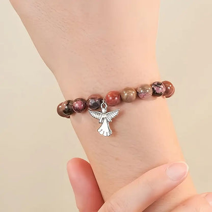 🎁Last Day BUY 1 GET 1 FREE - Memorial Gifts Angel Wings Healing Crystal Bracelet