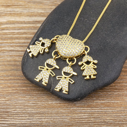 🔥 Last Day 69% OFF -Mother's Love Necklace - Love and My Kids