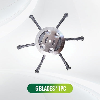 🔥BUY 2 GET 1 FREE 👨‍🌾6 inch Steel Wire Brush Cutter Trimmer Head