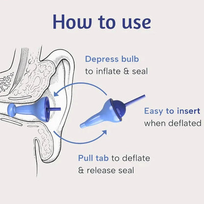 Inflatable Silicone Earplugs