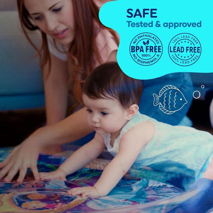 Inflatable Baby Tummy Time Water Mat