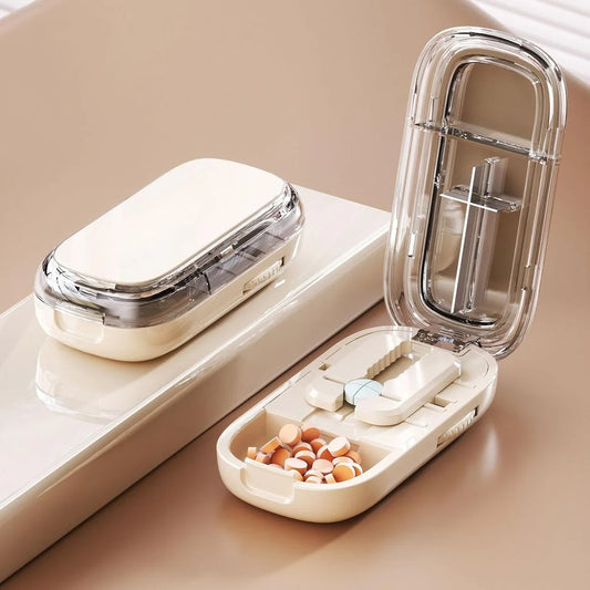 Multi-Function Pill Cutter & Storage Box