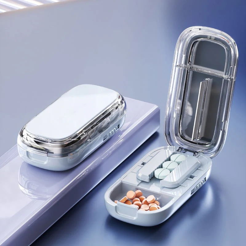 Multi-Function Pill Cutter & Storage Box