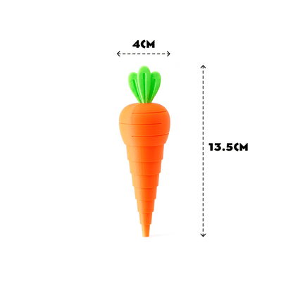 🥕3D Printed Decompression And Retractable Carrot Toy