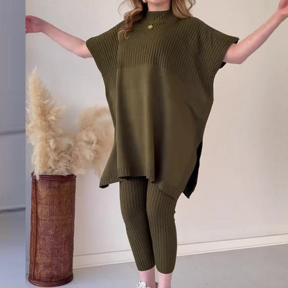 (⏰Clearance Sale 49% ! + 🔥Buy 2 Get Freeship)🥂Knitted Two-piece Set