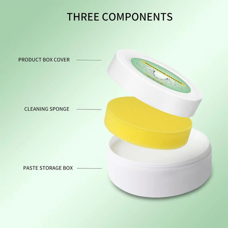Waterless White Shoe Cleaning Paste – Quick Restore for Leather, Canvas & Mesh