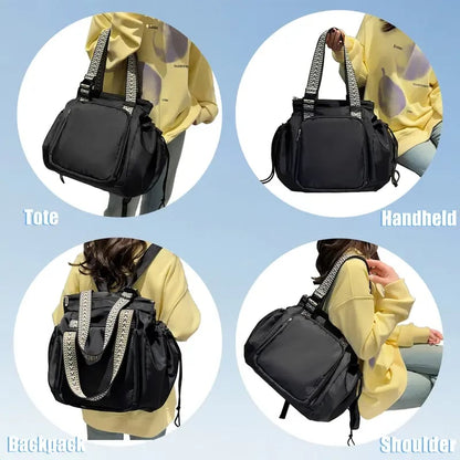 Multi-Functional Large-Capacity Tote Backpack for Travel & Mommy & Daily Use