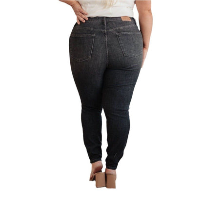 2025 MONROE Mid-Rise Vintage Wash Boyfriend Fit Jeans