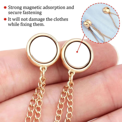 Clip-in-Style Magnetic Clothing Clips