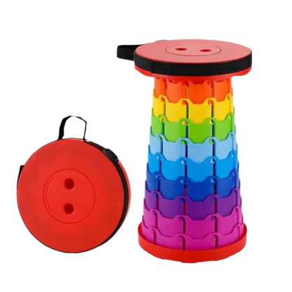 Upgraded Portable Collapsible Telescopic Stool
