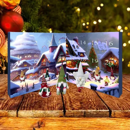 🎅 2025 Christmas( Halloween ) Gnome Countdown Calendar-🌟Christmas (New)