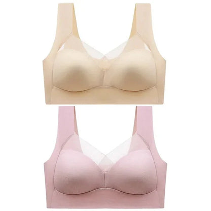 Fashion Deep Cup Bra Summer Sexy Push Up Wireless Bras (Size Runs The Same As Regular Bras)