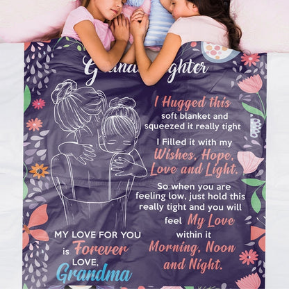 Last Day 75% OFF - 🎁Granddaughter's Gift-Sweet Words Blanket