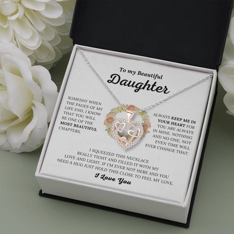 Last Day 69% OFF - Keep Me In Your Heart - Interlocking Hearts Necklace