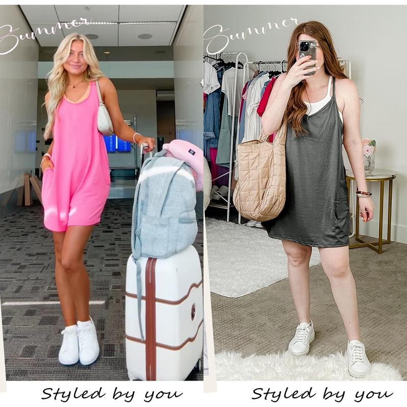 🎁Last Day sale 49% OFF - Women's Sleeveless Summer Dress with Shorts
