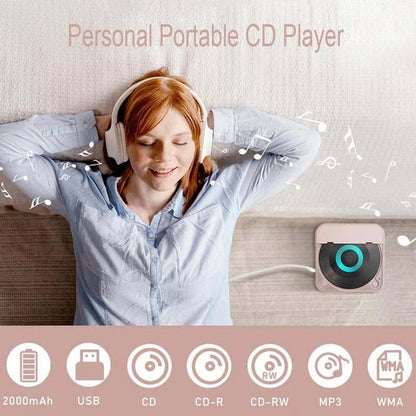 Portable Bluetooth CD Player - Halloween & Christmas SALE: 30% OFF!