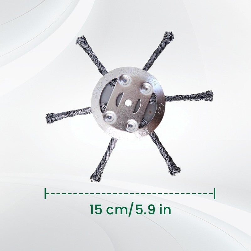 🔥BUY 2 GET 1 FREE 👨‍🌾6 inch Steel Wire Brush Cutter Trimmer Head