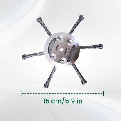 🔥BUY 2 GET 1 FREE 👨‍🌾6 inch Steel Wire Brush Cutter Trimmer Head