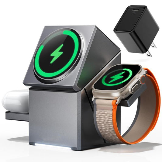 🔥 Three in One Wireless Fast Charger