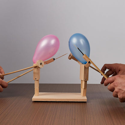 Balloon Bamboo Man Battle – Wooden Balloon Fighter Game