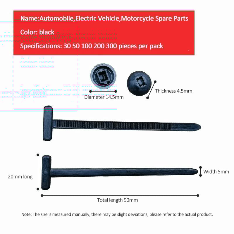 Universal Cable Tie Clip Wire🚗🔧 Engine & Fender Fix!