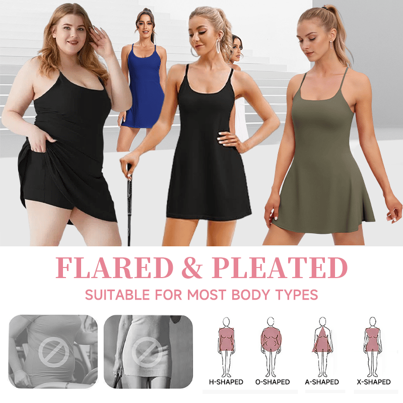 🎁Last Day 49% OFF🔥The Ultimate Tummy Control Backless Active Dress -Made for Movement & Easy Bathroom Breaks