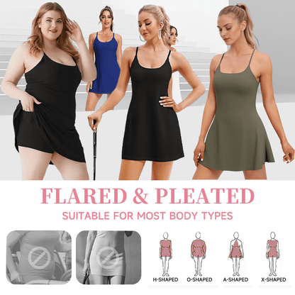 🎁Last Day 49% OFF🔥The Ultimate Tummy Control Backless Active Dress -Made for Movement & Easy Bathroom Breaks