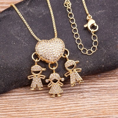 🔥 Last Day 69% OFF -Mother's Love Necklace - Love and My Kids