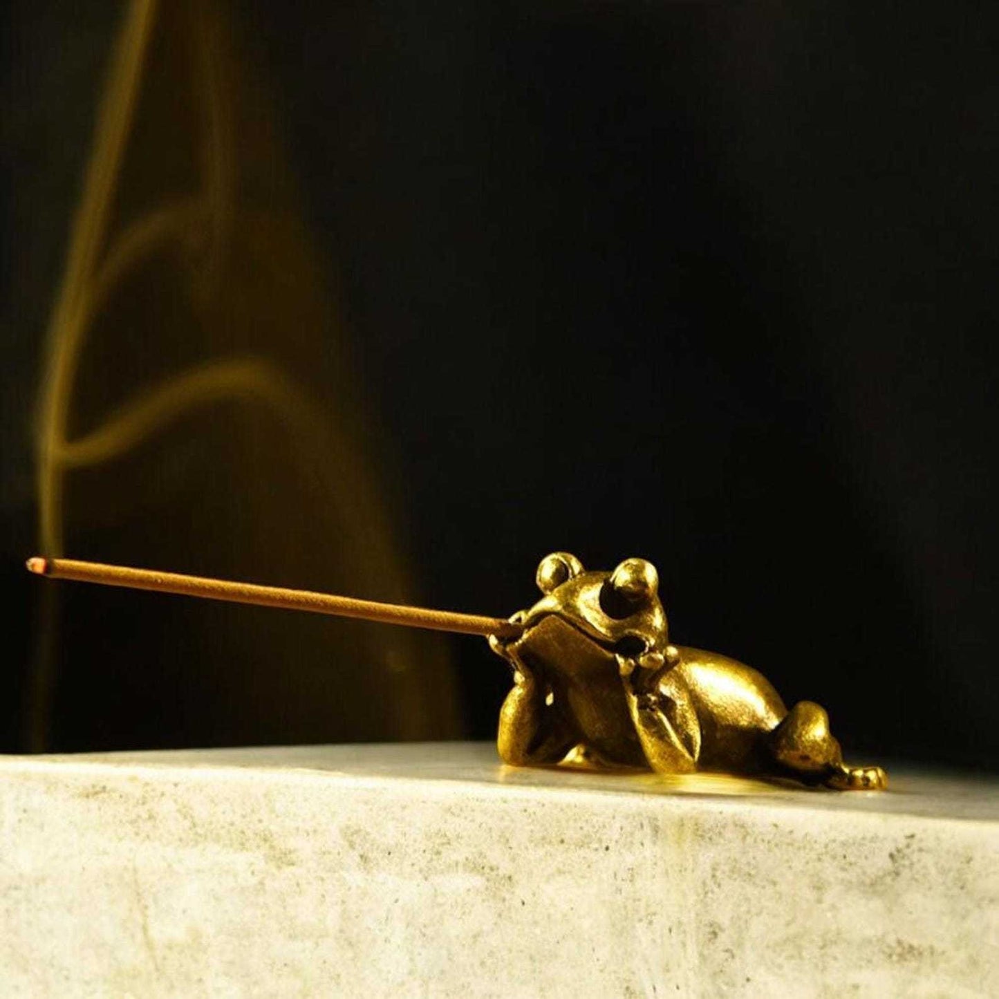 🐸Frog Incense Stick Holder