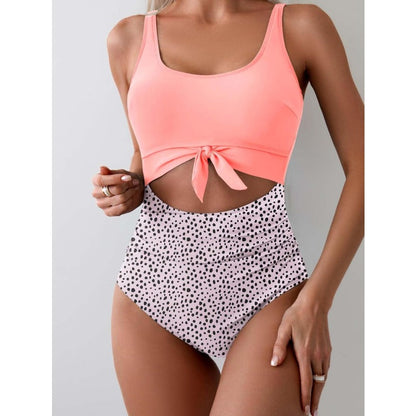 Ruched Cut-Out One-Piece Swimsuit