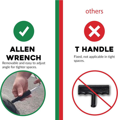 Tubeless Tire Pocket Plugger Repair Kit