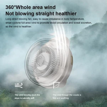 Portable Silent Mini Bladeless Electric Fan