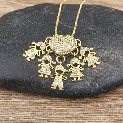 🔥 Last Day 69% OFF -Mother's Love Necklace - Love and My Kids