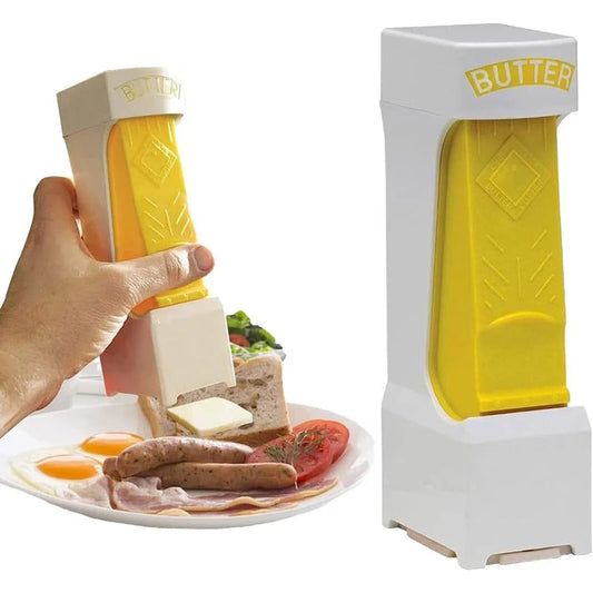 Butter Cutter & Keeper｜Push-Button Slicer for Clean, Even Pats