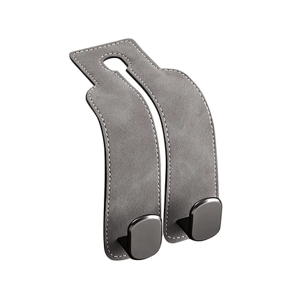 Eptchn TwinHook Leather Car Headrest Hangers