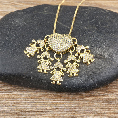 🔥 Last Day 69% OFF -Mother's Love Necklace - Love and My Kids