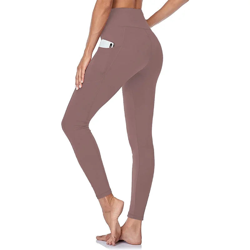 💕2025 HOT SALE 30% OFF🌸High-Waisted Butt Lifting Tummy Control Shaping Training Leggings with Side Pocket