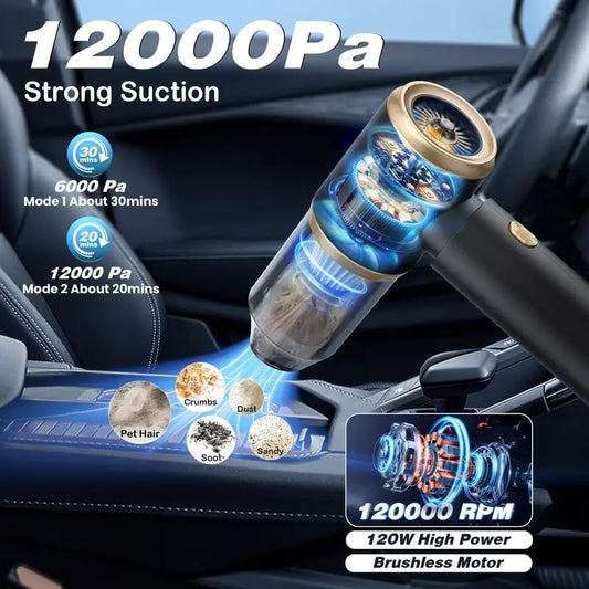 🔥Last Day Promotion 49% OFF - Wireless Handheld Car Vacuum Cleaner