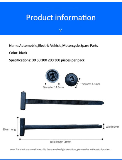 Universal Cable Tie Clip Wire🚗🔧 Engine & Fender Fix!